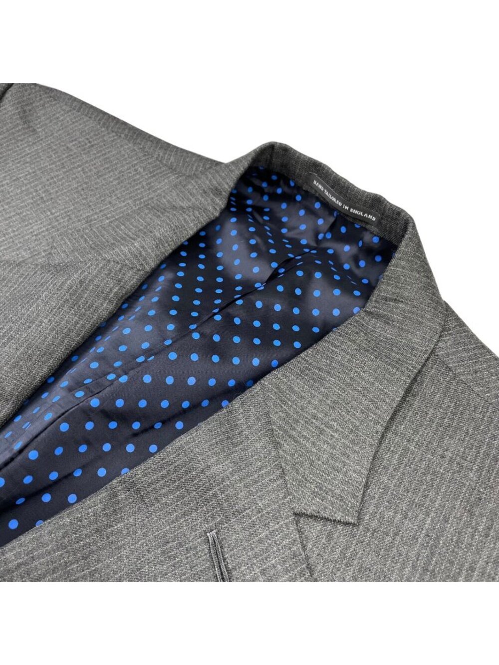 NEW Lutwyche Men's 100% Wool 2-Button Jacket/Blazer Gray Stripe • Size 42S